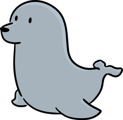 Illustration of sea lion
