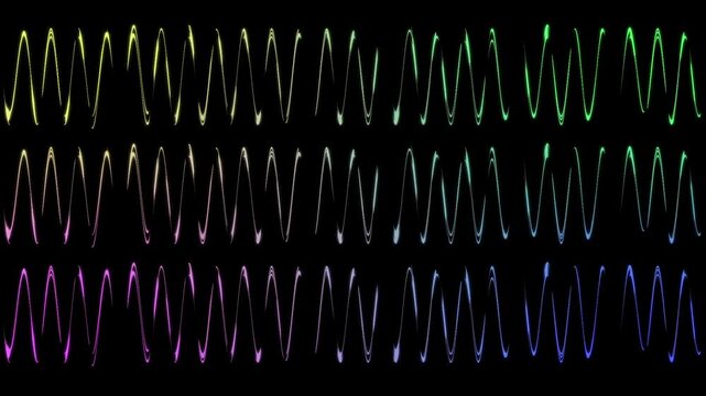 Abstract Waves Background  Video Background