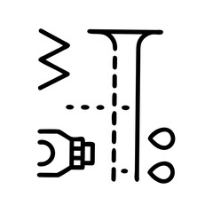 A water leak is being detected