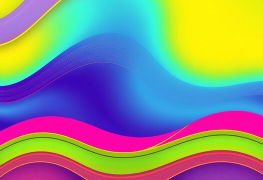 Abstract wavy lines, dynamic curves, vector graphic design,  illustration,  modern
