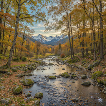 river in the forest