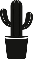Modern Minimalist Cactus Vector for Cricut Design