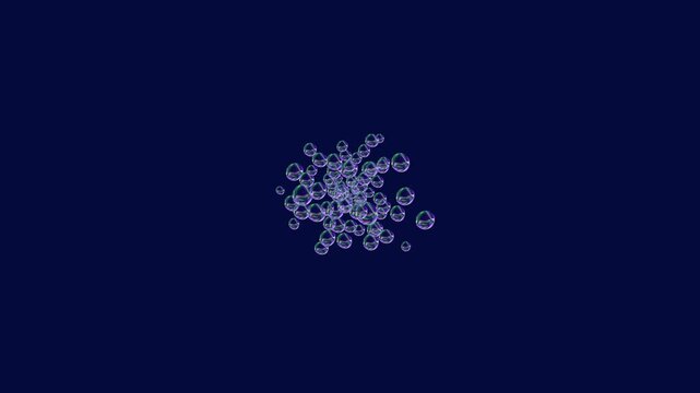 water bubbles trail isolated on transparent background, air drops png liquid and beveragesocial media design element.  white soap bubbles animation background.