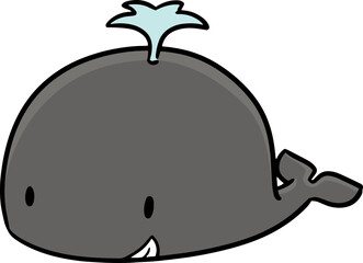 Illustration of whale
