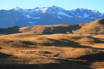 The plateau of Emparis in the french alps