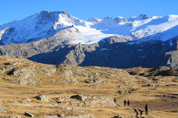 The plateau of Emparis in the french alps