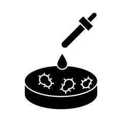 Petri Dish icon desigbn