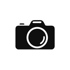 Photo camera icon, camera isolated on white background, photography business concept, Vector illustration