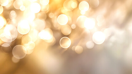 Obraz premium 金色のキラキラしたラグジュアリーな玉ボケ背景