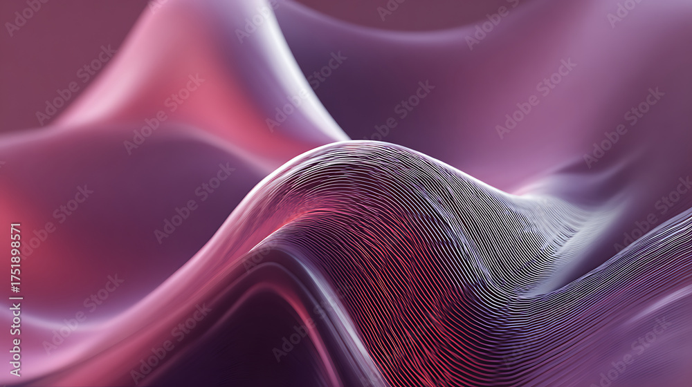 Wall mural abstract immersive multi-sensory dynamic background for ar interface with toucha