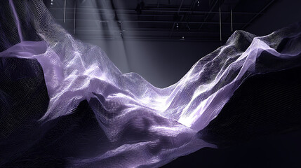 Abstract immersive multi-sensory dynamic background for ar interface with toucha