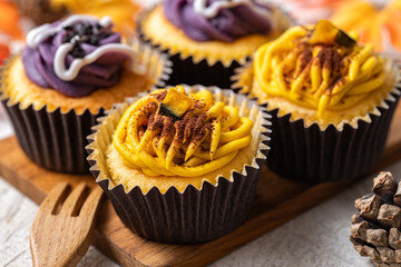 パンプキンのプチケーキ