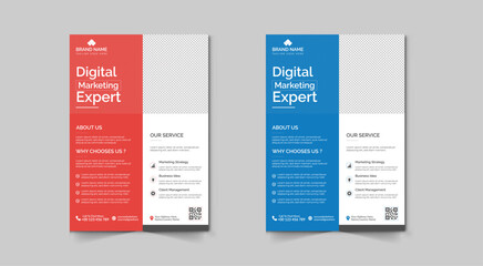 Corporate business flyer template design set, Brochure design, cover modern layout, cover page