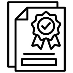 Certificate Approval Icon