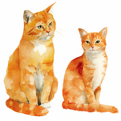 cat orange ginger cute