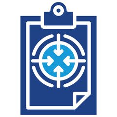 Fototapeta premium Target Strategy Icon