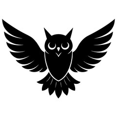 Obraz premium eagle owl vector illustration