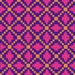 Abstract ethnic pattern. Design for background, wallpaper, clothing, wrapping, Batik, sarong, fabric, Saree, Sari, ikkat, ikat, curtain, carpet, tablecloth, bedspread or pillowcase.


