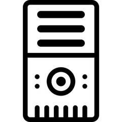 Old Computer Vector Icon