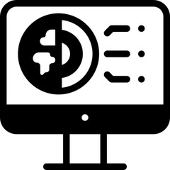 Retro Computer Vector Icon