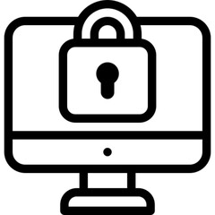 All in One Computer Vector Icon