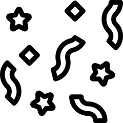 Confetti Vector Icon