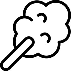 Cotton Candy Vector Icon