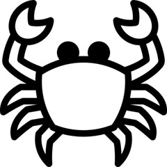 Crab Vector Icon