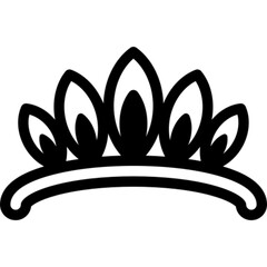 Princess Crown Vector Icon