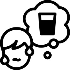 Dehydration Icon