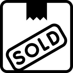 Cardboard Delivery Box Icon