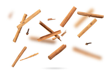 Ceylon Cinnamon Isolated, Cinnamomum Verum Bark, Zeylanicum, Real Original Cinnamon Sticks