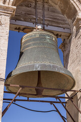 Fototapeta premium Bell at the top of El Miguelete (Miguelete Tower), Valencia Cathedral, Valencia, Spain
