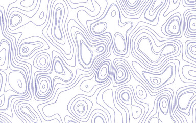 Topographic map design with color elements and text