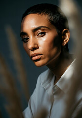 portrait of a young woman