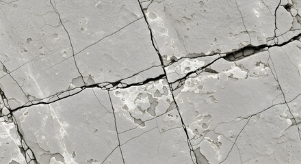 Cracked Marble Surface with Fine Lines and Irregular Patterns Texture