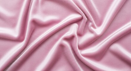 Obraz premium Pink silk fabric texture background luxury cloth material