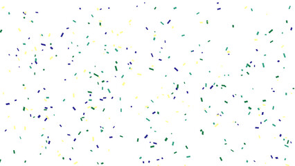 Festive Celebration: Exploding Colorful Confetti Isolated on White Background for Party Fun