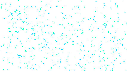 Festive turquoise confetti explosion creates celebratory background for various design elements