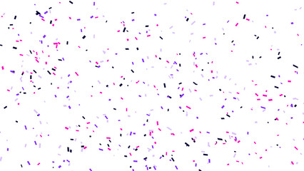 Vibrant confetti showers down, creating a festive and celebratory background effect.