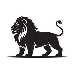 lion vinyl ready vector illustration