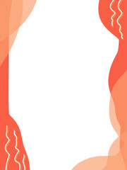 Simple frame empty center space for text, background or design