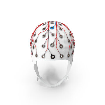 EEG electrode cap used for brain activity monitoring