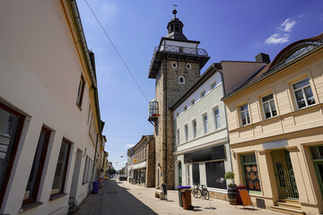 Salt Tower in Schoenebeck (Elbe), Saxony Anhalt, Germany