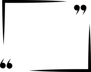 Quote box icon line style, including multicolor speech bubble frame, quotation border, chat outline, dialogue shape, and modern text message template vector.