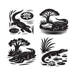 Alligator Svg Bundle