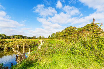 Landschaft im Herbst im Warnowdurchbruchstal bei Groß Görnow