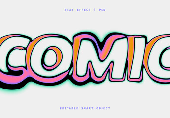 Playful Ink Gradient Text Effect