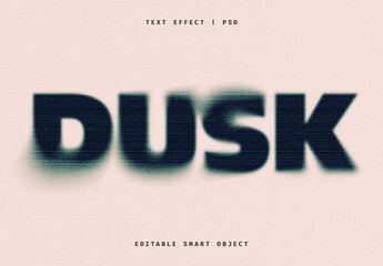 Blurred Dissolving Text Effect