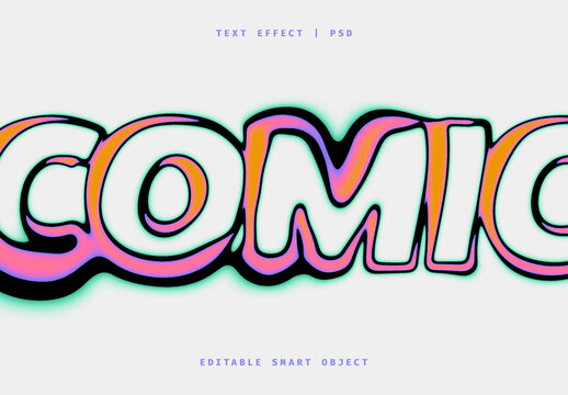 Playful Ink Gradient Text Effect